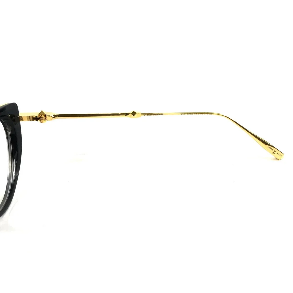 Valentino Eyeglasses Frame V-DAYDREAM VLX-123A Yellow Gold Black Swirl 51-19-140